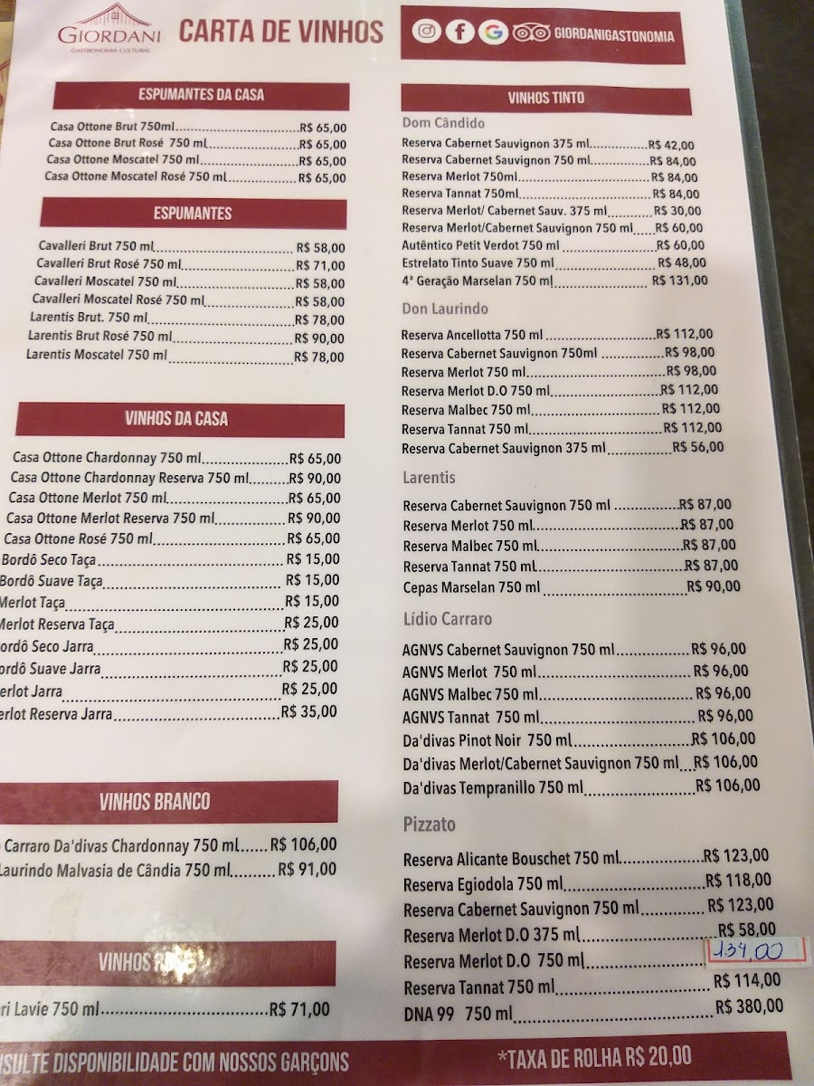 Menu Giordani Gastronomia Cultural-5